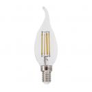 ACA LIGHTING - LED крушка пламък FILAMENT E14 4W 2700K 480lm FLAM4WWTIP