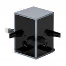 EGLO - Ъглова връзка за профил лза откр.м., алум. 'TP CUBE CONNECTOR 98803