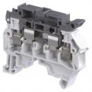 ABB - Редова клема СИВА 4мм2 за предпазител 5х20/5х25 ZS4-SF1 серия SNK 1SNK508410R0000