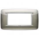 VIMAR - 20684.C08 - Round plate 4M Bright titanium