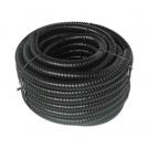 RADELSAN - Метална гофрирана тръба Ø26mm черна с PVC изолация с тел (1)