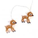 ACA LIGHTING - RUBBER WIRE 10 LED STRING LIGHTS , WITH TIMER,  WARM WHITE, IP20, 165cm XMDEER102AT