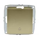 MONO ELECTRIC - MONO ELECTRIC - 1 pole button DESPINA, 10A, MN-500-002235-105, TITANIUM