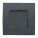 ELMARK - 38073S - TG115 1 BUTTON CROSS WAY SWITCH GRAPHITE BASIC