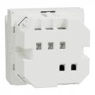 SCHNEIDER ELECTRIC - Ключ-карта 8А 2 модула бял New Unica  NU354018 (5)