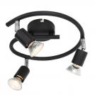 ACA LIGHTING - spot luminaire MC634BK3G 3XGU10