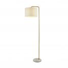 SEARCHLIGHT -  EU5024GO Gallow Gold Floor Lamp With White Marble Base  
