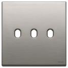 VIMAR - Plate 3Mx3 BS Vintage brushed nickel - 22675.3.11