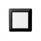 ACA LIGHTING - LED плафон влагозащитен за открит монтаж черен IP65 4W 270lm 3000K SLIM51NB