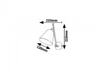RABALUX - wall luminaire  ALDER 5375 E14, 1X40W (3)