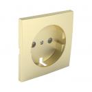 EFAPEL - Face plate for Outlet SCHUKO with child protection GOLD 90632 TDU LOGUS 90