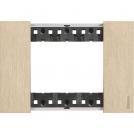 BTICINO - KA4803ZW cover plate Living Now 3 modules - gold