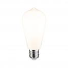 PAULMANN - 29118   Classic White LED bulb ST64 ⚡ E27 ⚡ 806lm ⚡ 7W ⚡ 2700K dimmable ✴ Opal