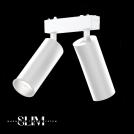 COUP LIGHT - Магнитен осветител Double Spot 48V 18W 3000К бяло - SLIMMT2x9W-44T-WH