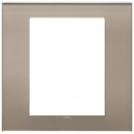 VIMAR - 22668.77 - Plate 8M mirror glass opal brown