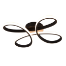 TRIO - Плафон FLY – 645610132 22W · 1x 2600lm, 3000K черен