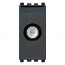 VIMAR - 20300.10 - TV-RD-SAT through-line outlet grey