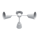 ELMARK - JUDY CEILING LUMINAIRE 3ХЕ27 WHITE 955JUDY3/WH