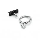 COUP LIGHT - Spacer hanging mount for magnetic rail black - MT-P1-BK