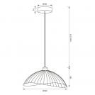 VIVALUX - Suspension HOLGER SSP768 1хЕ27 decorative element black VIV005017 (1)