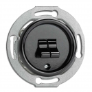 THPG - Double toggle switch 10A bakelite black 100571