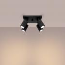 SOLLUX - Spot KARBON 4 black 4x10W 4xGU10 SL.1583 (1)