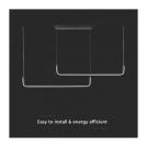 V-TAC - 24W LED Designer Hanging Light Black 4000K SKU: 6941 (3)