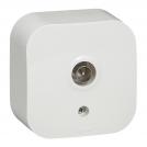 LEGRAND - 7 824 15 Television socket Forix - surface mounting - IP2X - male connector - white