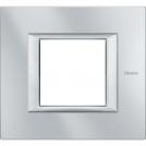 BTICINO - HA4802HC Rectangular cover plate 2 modules - Monochrome tech