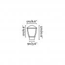 FARO - MINI WILMA Dark grey post lamp Ref.74997 (1)