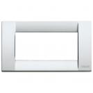 VIMAR - 16734.21 - Classica plate 4M metal metall.silver