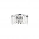 NOWODVORSKI - Аплик 7632 CRISTAL SILVER KINKIET • 2 х 60W  E14 • IP20
