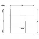 VIMAR - 19641.71 - Classic plate 1M technopolymer black (1)
