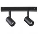 IDEAL LUX - Двоен прожектор за модулна система OXY TRACK DOUBLE 5W 3000K 23° UGR<19 - 224114