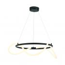 ACA LIGHTING -  ZM36LEDP60BK ^PENDANT LAMP LED 36W 3000K 2100LM WAVE BLACK METAL IP20 D60XH230CM 