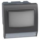 BTICINO - Lamp with PIR motion sensor 2M color Graphite Light Now YD4382IR