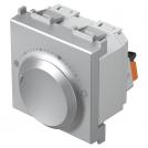 TEM - EM38ES Heating thermostat 5-30°C 230V max 2А 2M, color Silver matt, Modul