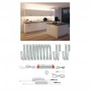 PAULMANN - 5061  MaxLED 1000 Set Kitchen Comfort Indirect 3m coated IP44 ⚡ 35W ⚡ 880lm/m ⚡ 2700K ⚡ 60VA 