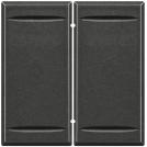 BTICINO - HS4919 pair of key covers for radio control Anthracite