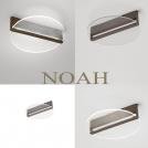NOVA LUCE - Dimmable ceiling lamp  D:44.5, W:42, H:12.3 cm.   9054448   NOAH ⚡ LED 29W ⚡ 1865Lm ⚡ 3000K ⚡ 230V ⚡ IP20 ✴ Coffee 