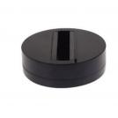 ACA LIGHTING - Round rosette for three phase track black XRA400B