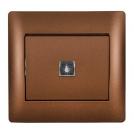 ELMARK - 11186C - PUSH LIGHT BUTTON COFFEE METALLIC