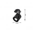 SOLLUX - Ceiling lamp LAROSA SL.0313 black (3)