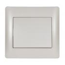 ELMARK - 11021 - ONE BUTTON TWO WAY SWITCH WHITE METALLIC RHYME