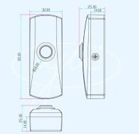 YLI Electronic - Exit button for indoor installation. Surface mounting without recessing. - YLI PBK-815 (3)