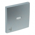 EFAPEL - Face plate for Switch with indicator and housekeeping symbol ALUMINIUM 90796 TAL LOGUS 90