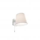 REDO GROUP - Аплик  DIA 01-1487 AP 1x60W E27 METAL/FABRIC WHITE