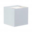 PAULMANN - LED Фасаден аплик  18001  CYBO ⚡ IP65 ⚡ square ⚡ 80x80mm ⚡ 2700K ⚡ 2x3.5W ⚡ 355lm / 355lm ⚡ 230V ✴ Бял/Алуминий 