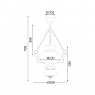 ACA LIGHTING - pendant luminaire CHALET DLA0411 1XE27 (1)