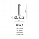 AZZARDO -  Fiona 6  Model MD1029-6 AZ0123 (2)